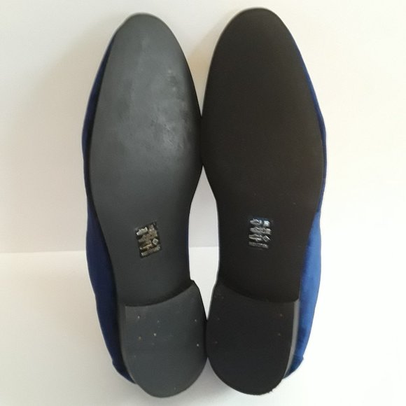 WALK  London. Suede loafers for men. Size 9, bluish color. main image 2